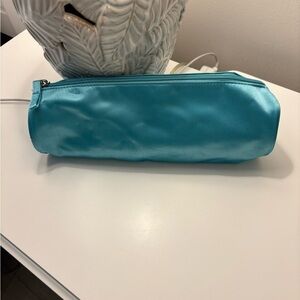 Chi Air Teal Shiny Blue Flat Iron Travel Zip Case